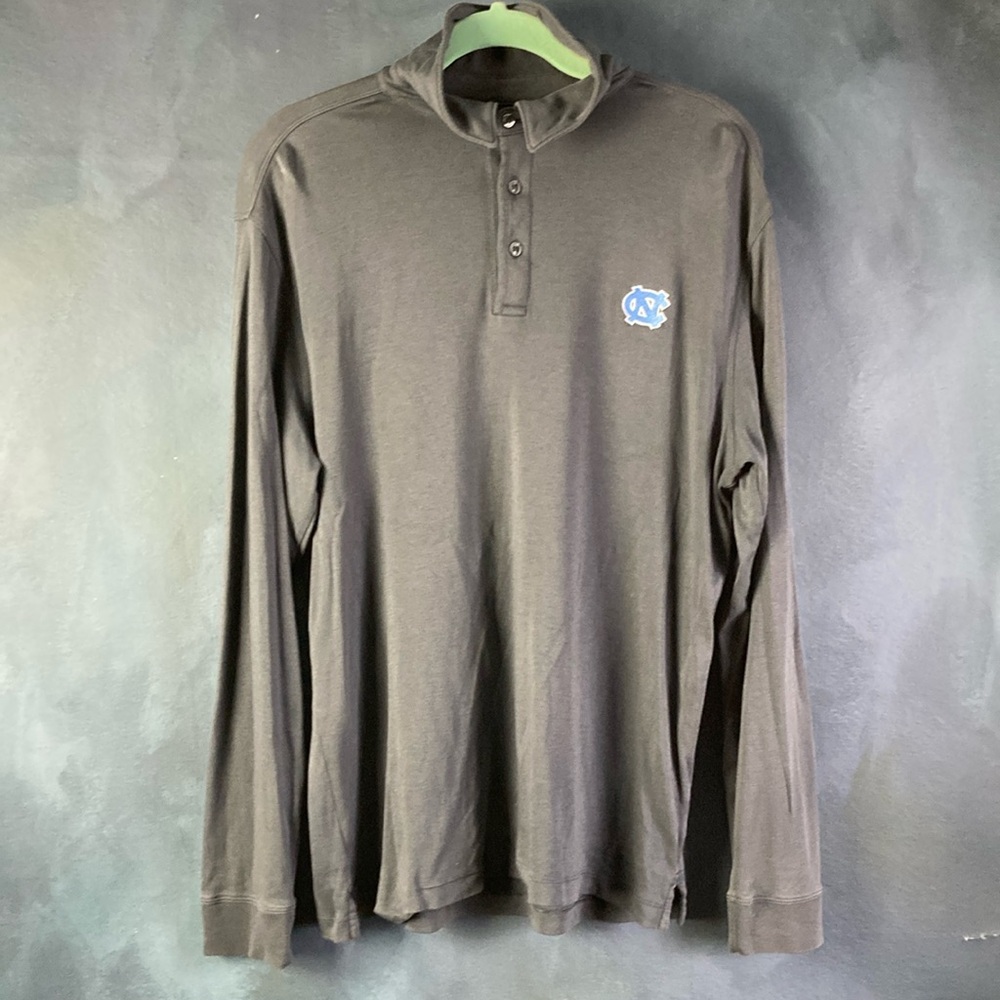 Cutter & Buck Gray Long Sleeve Tee Casual Comfort